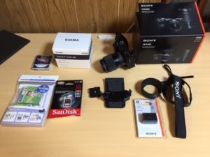 ソニーα6400と関連グッズ一式